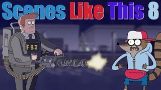 How To Have GUNS In Cartoons The Right Way  Regular Show  Scenes Like This 8 [upl. by Neirbo]