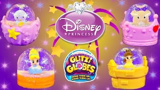 Glitzi Globes Ring Disney Princess Belle amp Cinderella Glitter Toys by DCTC Joyas de la Princesa [upl. by Ajad]