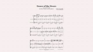 Dance of the Hours  Flute Clarinet Saxophone Trio Sheet Music [upl. by Affra]