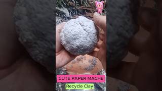 CLAY BY Reuse Recycle  Paper Mache Clay Recipe Craft Basics [upl. by Jorge572]