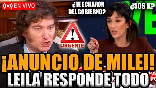 🔴¡URGENTE ANUNCIO DE MILEI ¡LEILA GIANNI ROMPE EL SILENCIO  FRAN FIJAP [upl. by Zednanreh777]