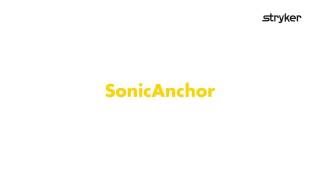 SonicAnchor  Bioresorbable Anchoring System  Interdigitation Animation [upl. by Acilgna]