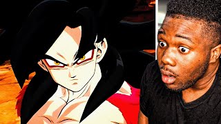 SSJ4 GOKU VEGETA amp GOGETA REVEALED DRAGONBALL SPARKING ZERO GT TRAILER REACTION [upl. by Rondi]