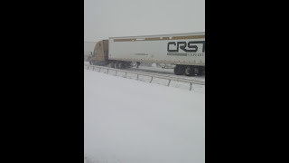 I80 Wyoming massive car pile up April 2015 [upl. by Von]