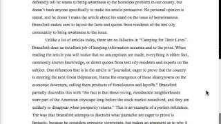 Example of an Effective Critical Analysis Essay [upl. by Namlas]