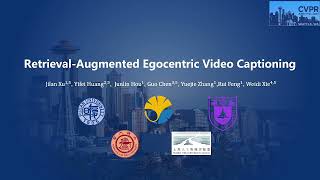 CVPR 2024 RetrievalAugmented Egocentric Video Captioning [upl. by Etireugram]