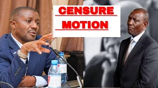 LIVE CENSURE MOTION ON PRESIDENT RUTO TABLED BY SENATOR DAN MAANZO [upl. by Yeltnarb]