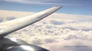 Boeing 767 Wing Flex  Flying Through Turbulence [upl. by Nezah]