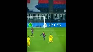 Messi goal vs psg in 2021 ucl football fyp viral ucl messi psg longshot shorts [upl. by Schiffman]