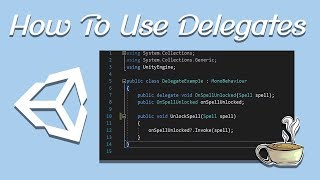 How and Why to use Delegates in your C Unity Game [upl. by Droc]