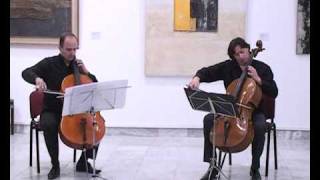 F Kummer cello duet 4 Bozidar Pejic Aleksandar Kotevski [upl. by Cigam]