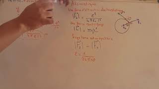 Atomistique S1  Modéle de Bohr Calcule de Rayon atomique Part5 [upl. by Gerome]