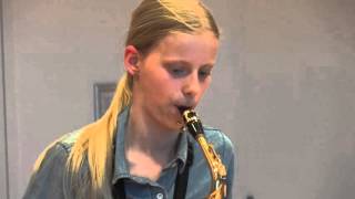 Pirates of the Caribbean  the Black Pearl saxophone solo by Femke [upl. by Hayne]