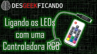 Como ligar RGB em placa mãe sem controladora  Controladora RGB Externa [upl. by Goth]