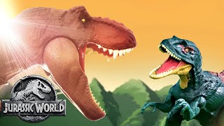 Most EPIC Dino Battles  Jurassic World  Mattel Action [upl. by Worrell39]