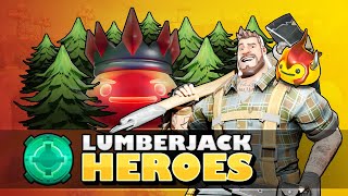 FORTNITE LUMBERJACK HEROES  BEST AUGMENTS AND ONE HIT DEFEATED LAST BOSS 😍 [upl. by Butta124]