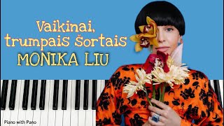 Monika Liu  Vaikinai trumpais šortais  Piano Cover [upl. by Aliakam]