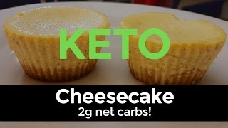 Keto Cheesecake  GuiltFree Dessert on a Ketogenic Diet [upl. by Kerry]