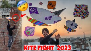 Patangbaazi Start Kartii 😍 Flying Kites 2023  KITE FIGHT [upl. by Cope]