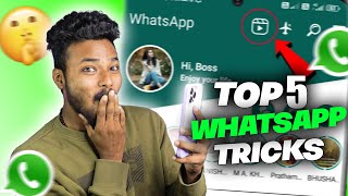 WHATSAPP ൽ ഇങ്ങനെ ഒകെ പറ്റുമോ 🤫 top 5 secret whatsapp tricks and features malayalam  technoflip [upl. by Pattison706]