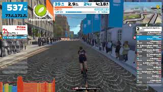 Zwift Team Electric Spirit Co Preprandial Crits Race B 362024 Downtown Dolphin [upl. by Aicak]