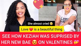 KEZIAH WA KARIUKI CRIED 😭😢 THUTHA WA SUPRISE HINDI YA VALENTINES NI HER NEW BAE😍💝 [upl. by Nibbs623]