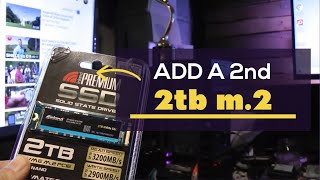 How to add a secondtwo M2 SSD drives to the Asus Tuf gaming x570 plus motherboard [upl. by Aicatan]