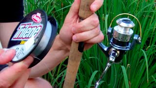 How To Put Line On A Spinning Reel [upl. by Westerfield]