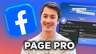 Comment Créer Une Page Facebook Professionnelle En 2024 [upl. by Annahsal]