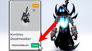 NEW KORBLOX DEATHWALKER 🤩 FREE KORBLOX CODES [upl. by Augustus]