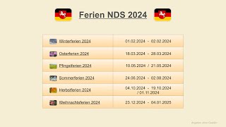 Ferien NDS 2024 [upl. by Laux]