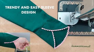 Trendy👌 amp Easy Sleeves Design for kurti  sleeve Design  Bazo design [upl. by Waylen]