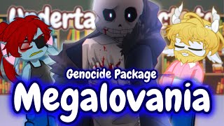 slight Chans Undertale reacts to Genocide Package  Megalovania [upl. by Sirovat]