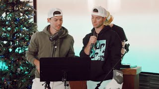 Dude Perfect  Twins Christmas Rap  Audio [upl. by Ecydnac]