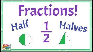 Fractions for Kids HalfHalves WORKSHEET INCLUDED [upl. by Uht]