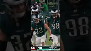 CJ GardnerJohnson STUFFS the 4th down play 🦅🔥 I Eagles vs Falcons Highlights [upl. by Birgit]