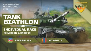 Tank biathlon Individual race Crew 2  Division 1 Azerbaijan vs Mongolia [upl. by Valenta]