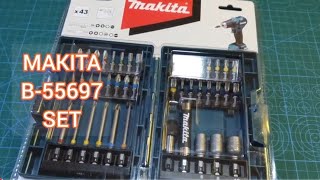 V579 MAKITA B55697 43PCS SET MADE IN CHINA [upl. by Agate891]