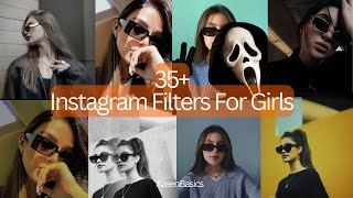 35 Ig Filters For Girls  Instagram reel filters  Azeenbasics [upl. by Etheline]