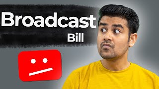 End of Indian YouTubers  Broadcast Bill [upl. by Irama]