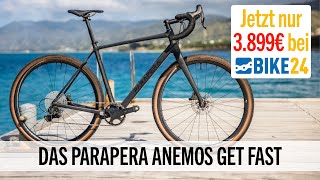 Parapera Anemos GET FAST 2024  Campagnolo Levante Carbon EKAR 1x 13 Schaltung Gelegenheit bike24 [upl. by Aicrag793]