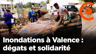 Solidarité après les inondations catastrophiques à Valence pour nettoyer les dégâts  09112024 [upl. by Baecher]