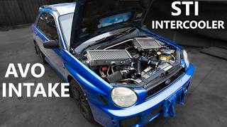 BIG STI Intercooler  Turbo InletAVO Intake [upl. by Anatolio]