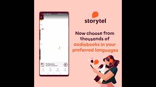 How to choose language in storytel app [upl. by Nnyled]