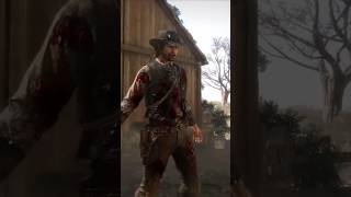 John Marston Death red dead redemption 1 shorts recommended rdr2 [upl. by Turpin]