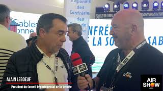 Alain Leboeuf Confrerie de la Sole Vendée Globe 2024 Air Show Web TV Oct 2024 [upl. by Ayahs]