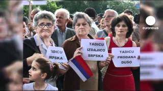 ProMladic Demonstration in BosnienHerzegowina [upl. by Luehrmann]