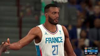 NBA 2K24 Full Gameplay FRANCE vs GERMANY  NBA 2K24 Paris Olympics Mode PS4 Simulation [upl. by Auhsuj]