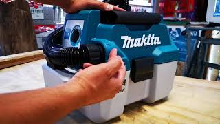 Makita 18V Cordless Aspiradora Sopladora Sin CARBONES DVC750LZ [upl. by Kcirdde674]