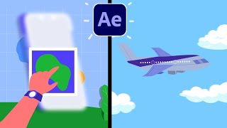 Motion Graphics Scene Transition And Camera With Null Object in After Effects Tutorials [upl. by Nirraj]